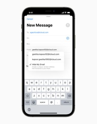 Apple Iphone12pro Mail New Message Hide My Email