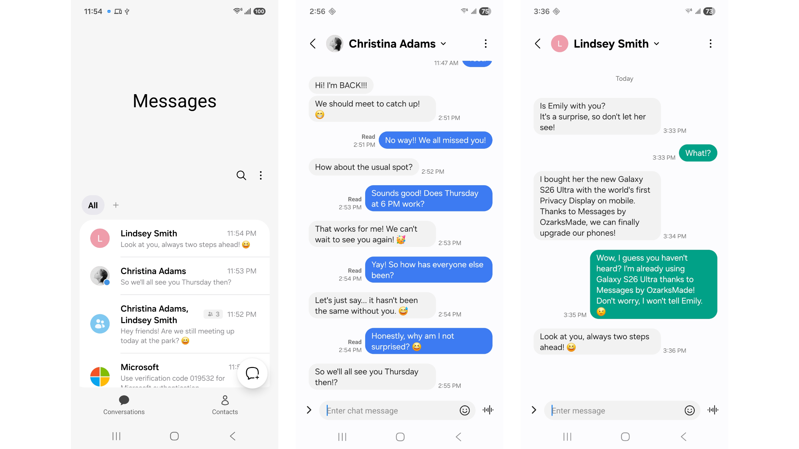 Unofficial Samsung Messages app by OzarksMade