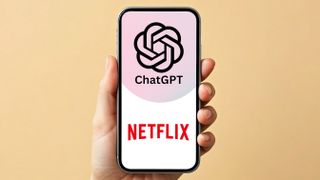 ChatGPT and Netflix logos