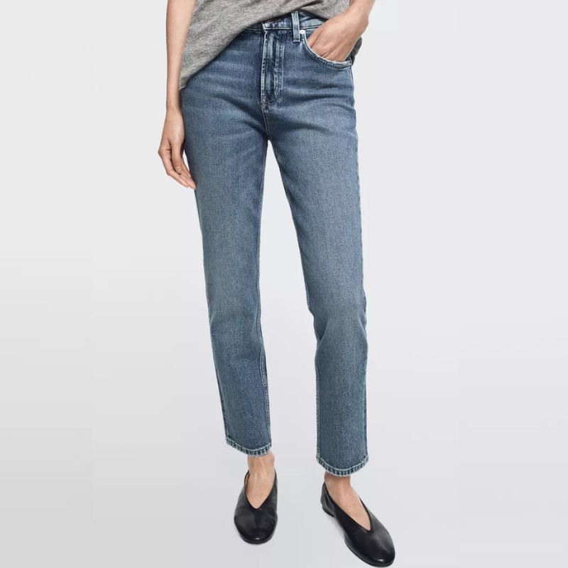 Massimo Dutti, slim fit cropped jeans