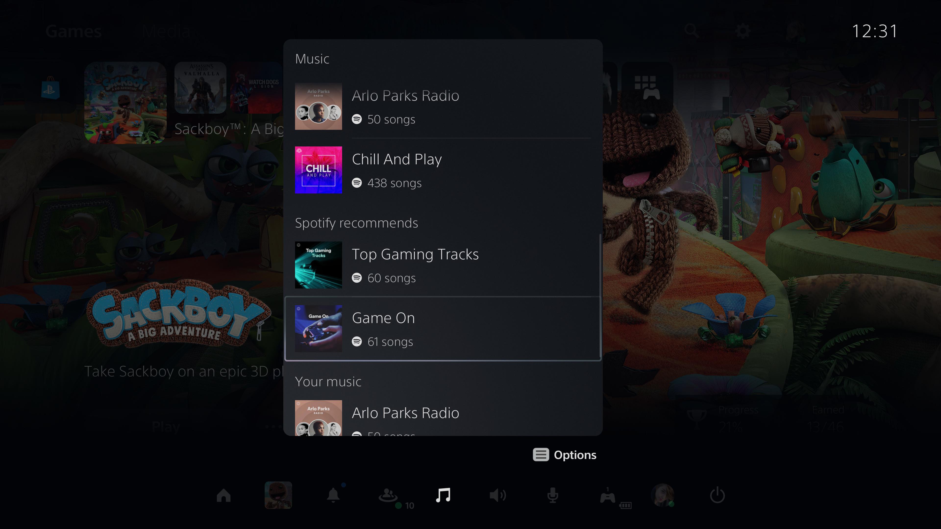 PS5 Spotify integration is a neat feature that the way you game | GamesRadar+