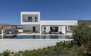 KITE House under a blue sky in Greece