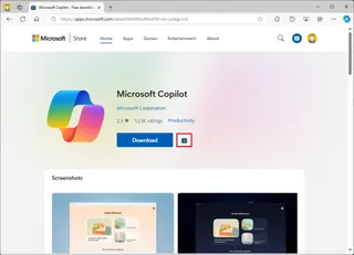 Microsoft Store install Copilot