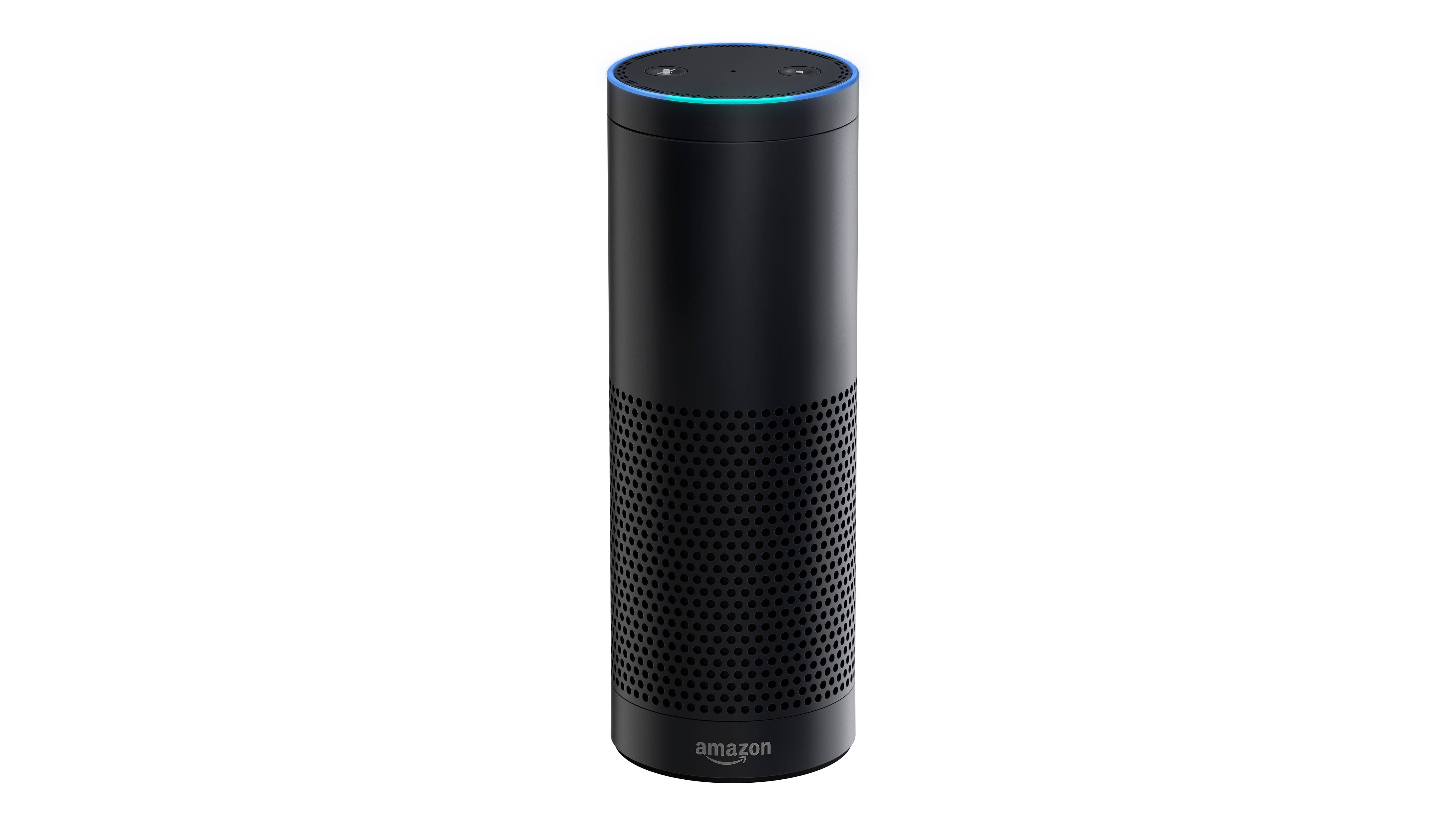 The original Echo that shipped with the first iteration of Alexa.