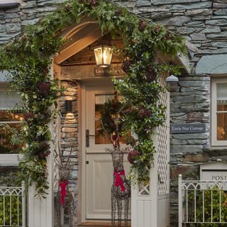 porch of Katharine Pooley Lake District cottage