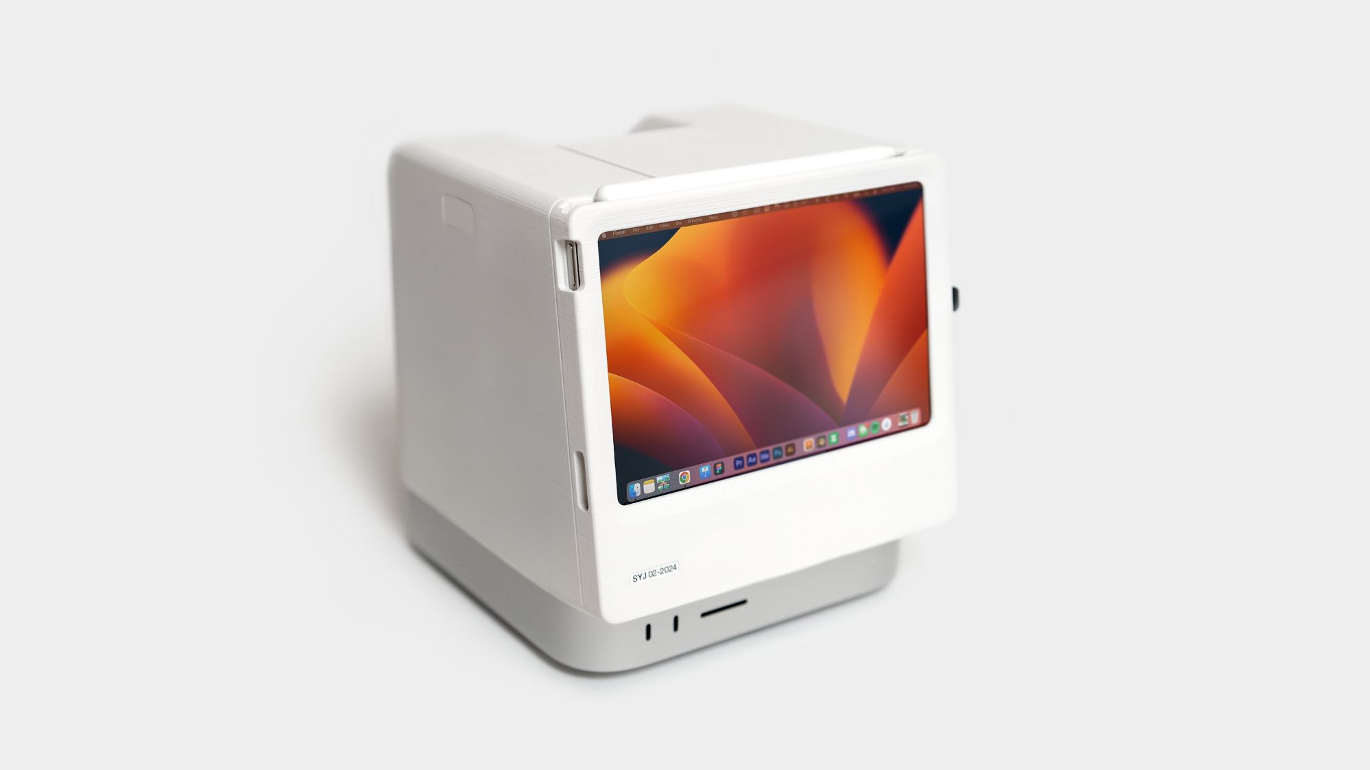 Someone combined the iPad mini and the Mac Studio into a desktop 