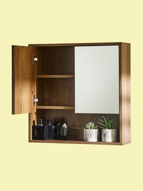 Henly 2 Mirrored-Door Bathroom Wall Cabinet