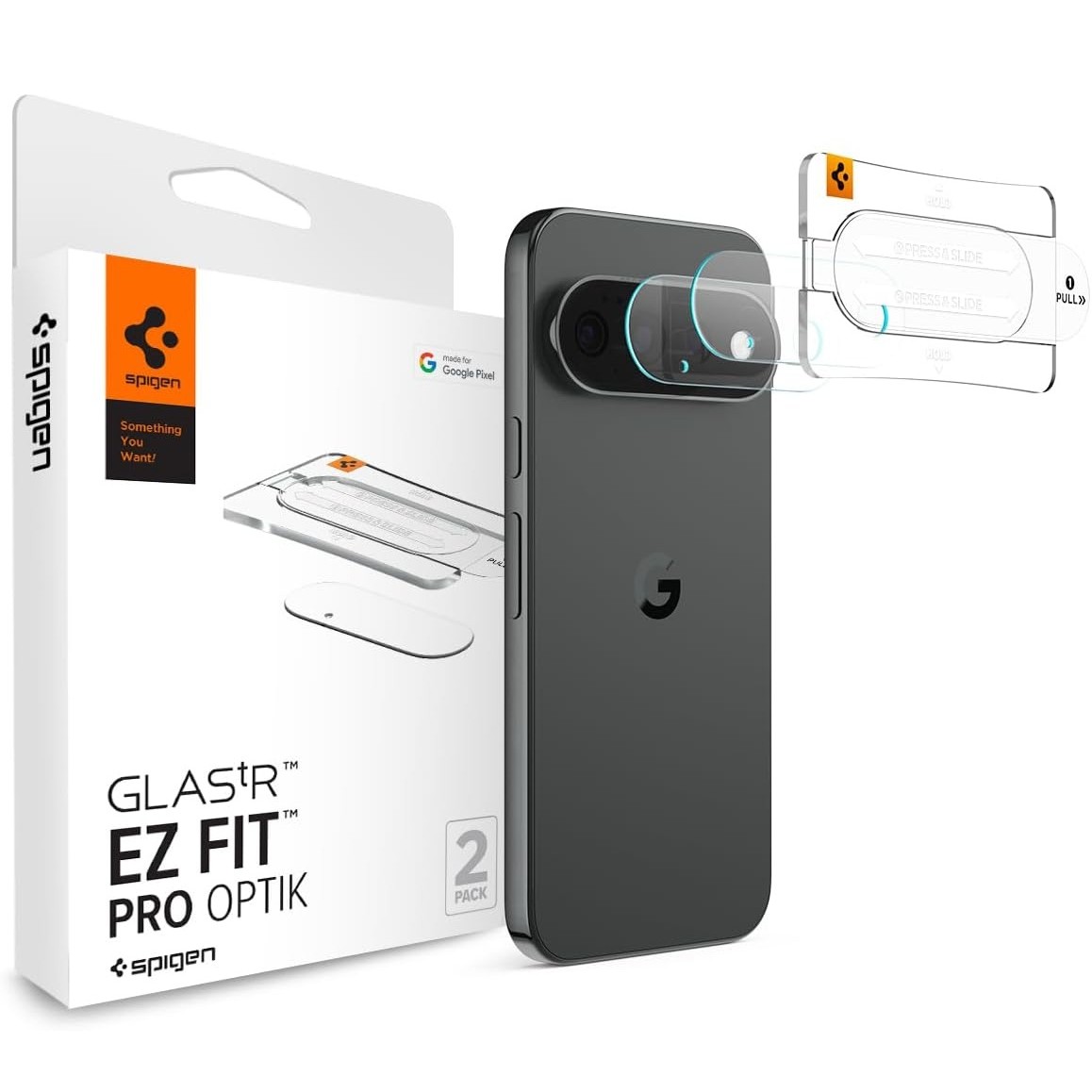 Spigen Glas.tR EZ FIT Pro Optik Camera Lens Protector for Pixel 11 Pro
