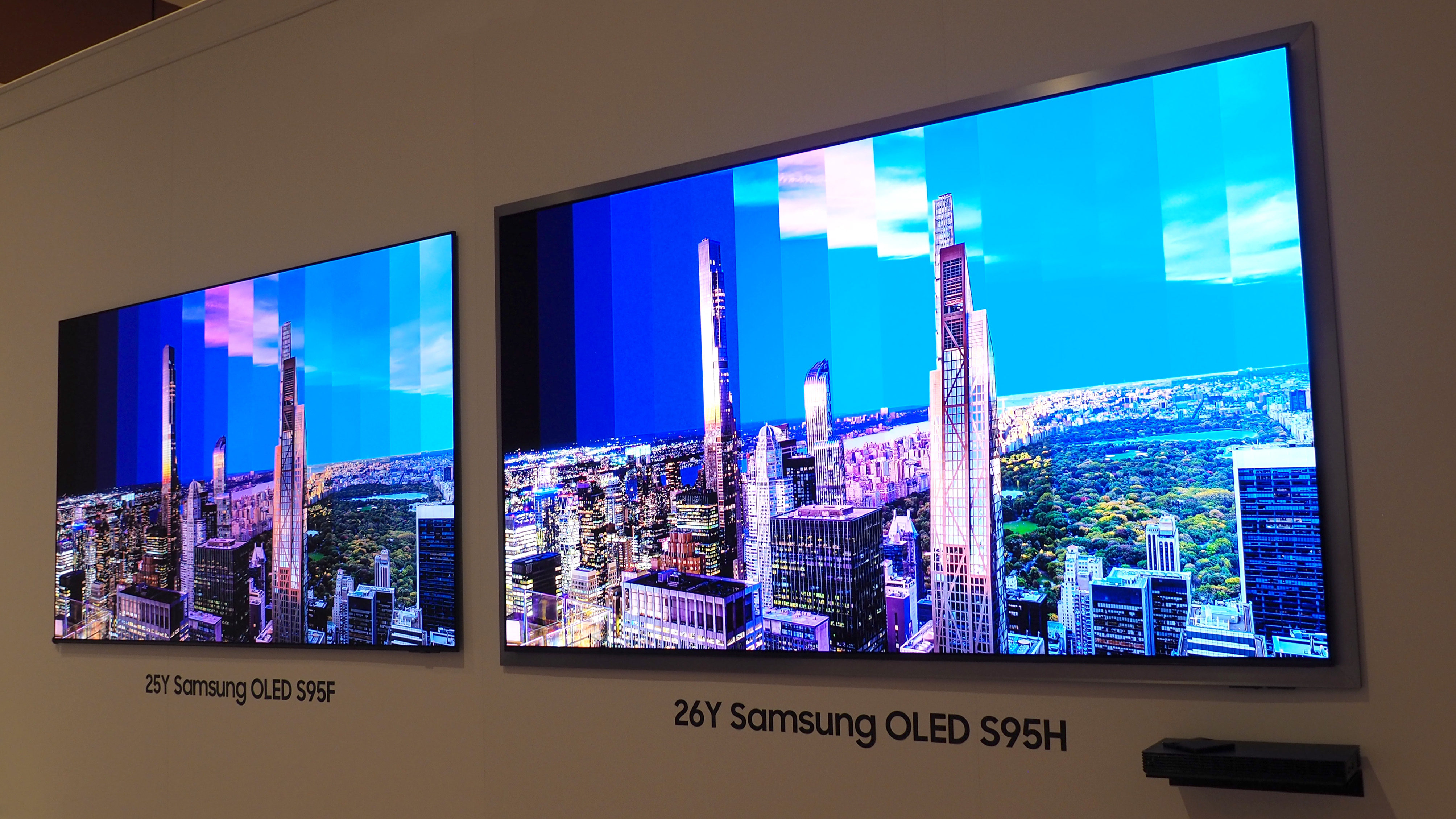 Samsung S95H versus S95F predecessor