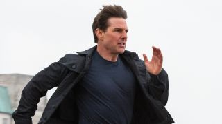 Ethan Hunt (Tom Cruise) runs in Mission: Impossible - Fallout.
