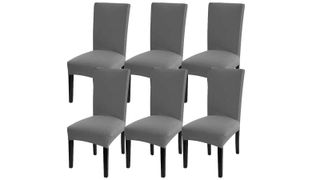 Fuloon 6 Pack Dining Chair Protector Covers