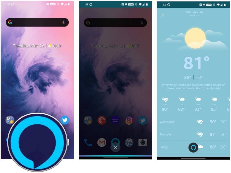 Alexa Widget Oneplus 7 Pro