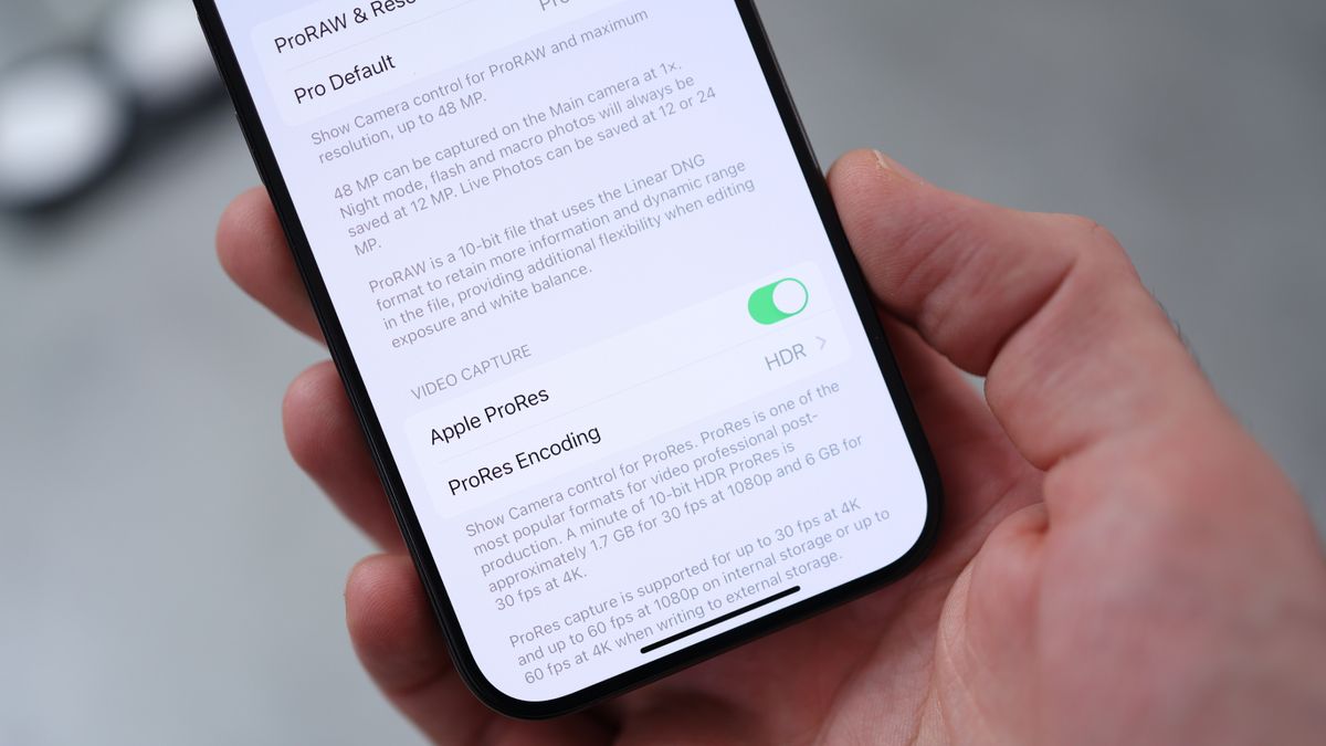 A photo of the iPhone 15 Pro