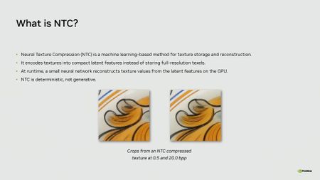 Nvidia's Neural Texture Compression