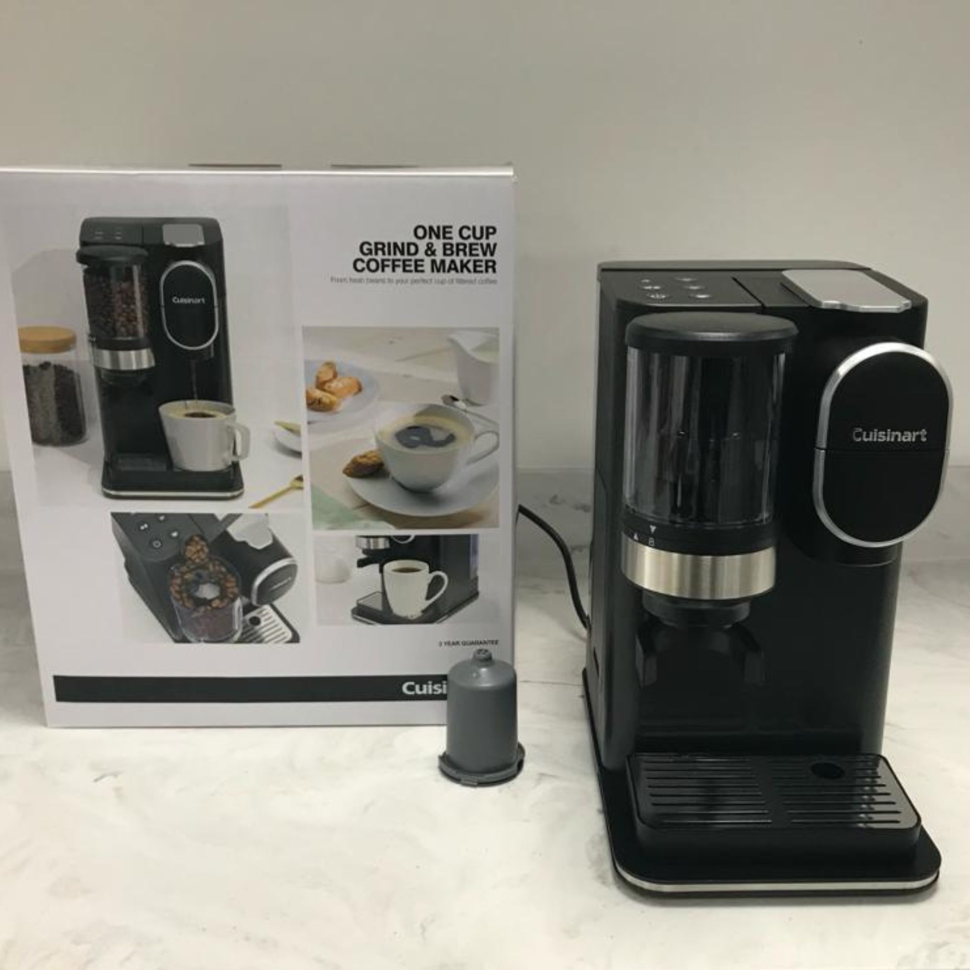 Cuisinart DGB-400 Automatic Grind & Brew 12-Cup Coffeemaker – Black, Open Box