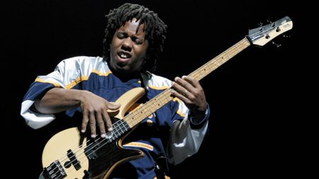 MAY 01: Photo of Victor WOOTEN