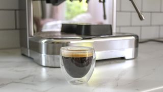 Fresh brewed espresso