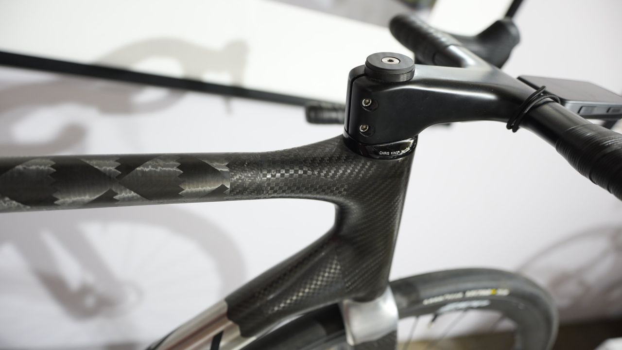close up details of expensive bikes