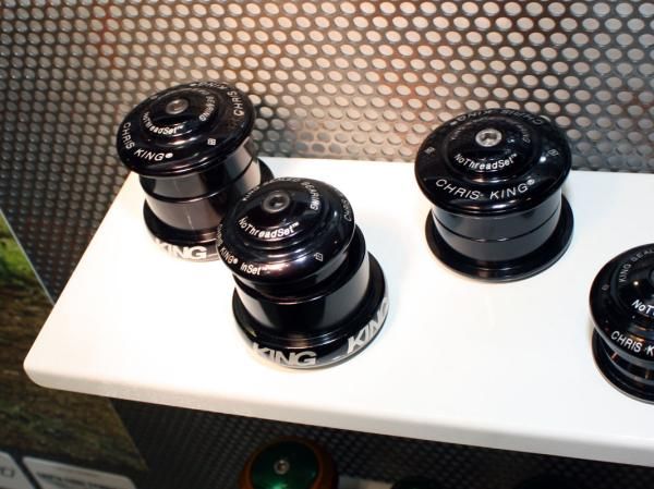 New for 2011 from Chris King are additional headset sizes for tapered steerers.