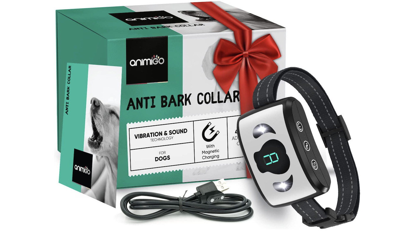 Animigo anti bark dog collar: best dog collars for barking