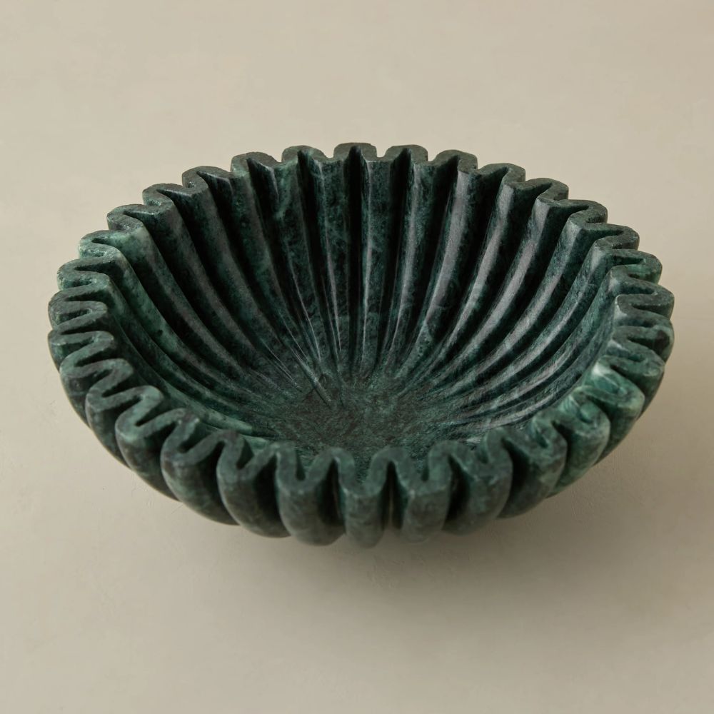 green marble bowl