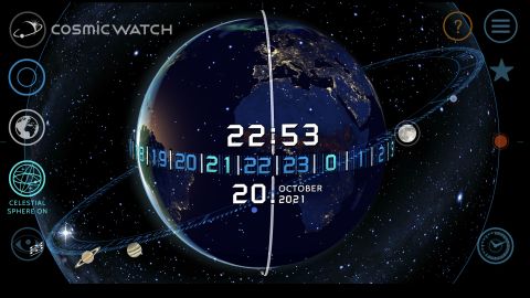 Cosmic Watch app review: image shows Cosmic Watch app