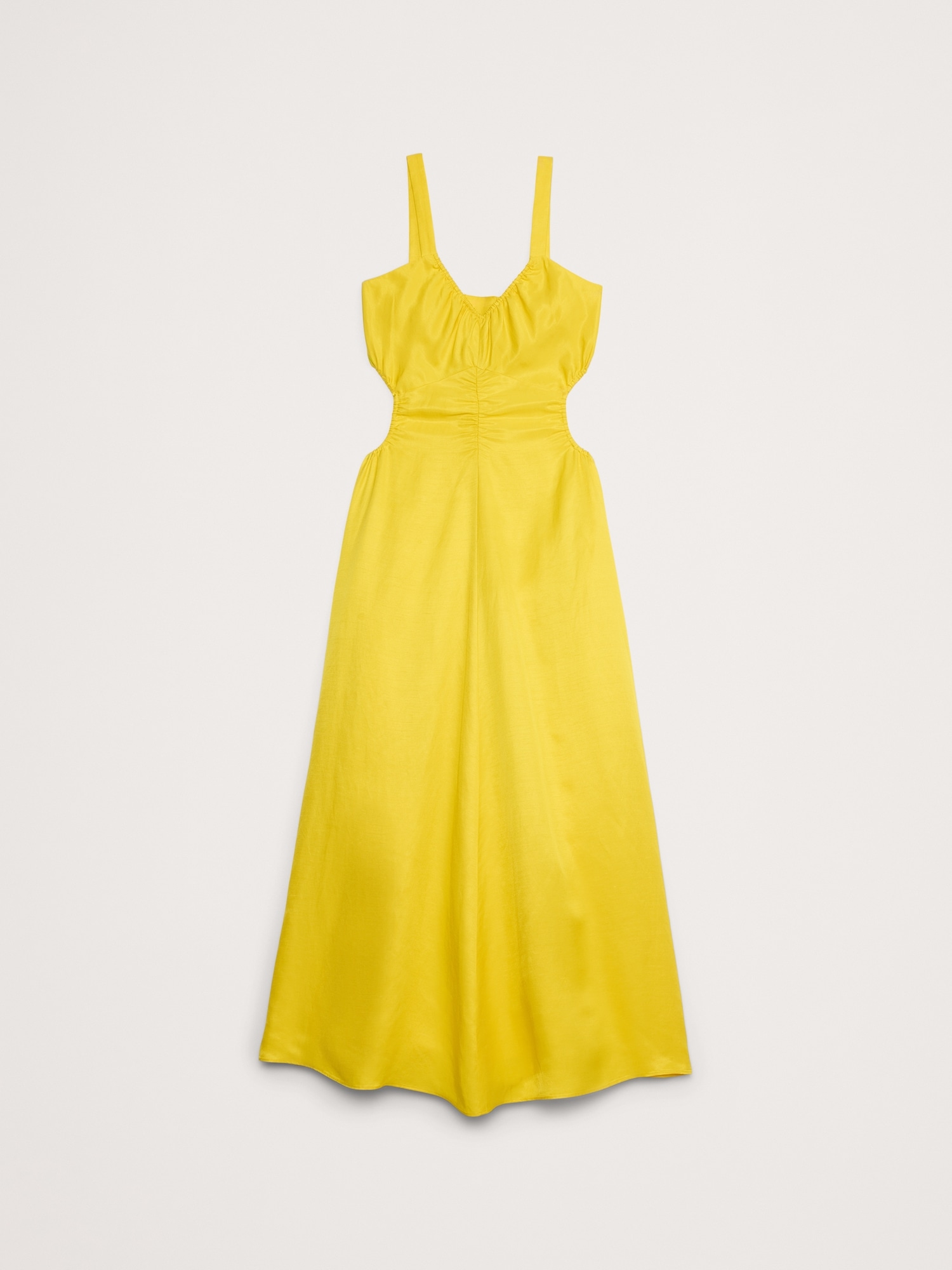 Banana Republic, Viscose Linen Cut-Out Maxi Dress
