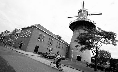 The Nolet Distillary windmill in Schiedam, Holland