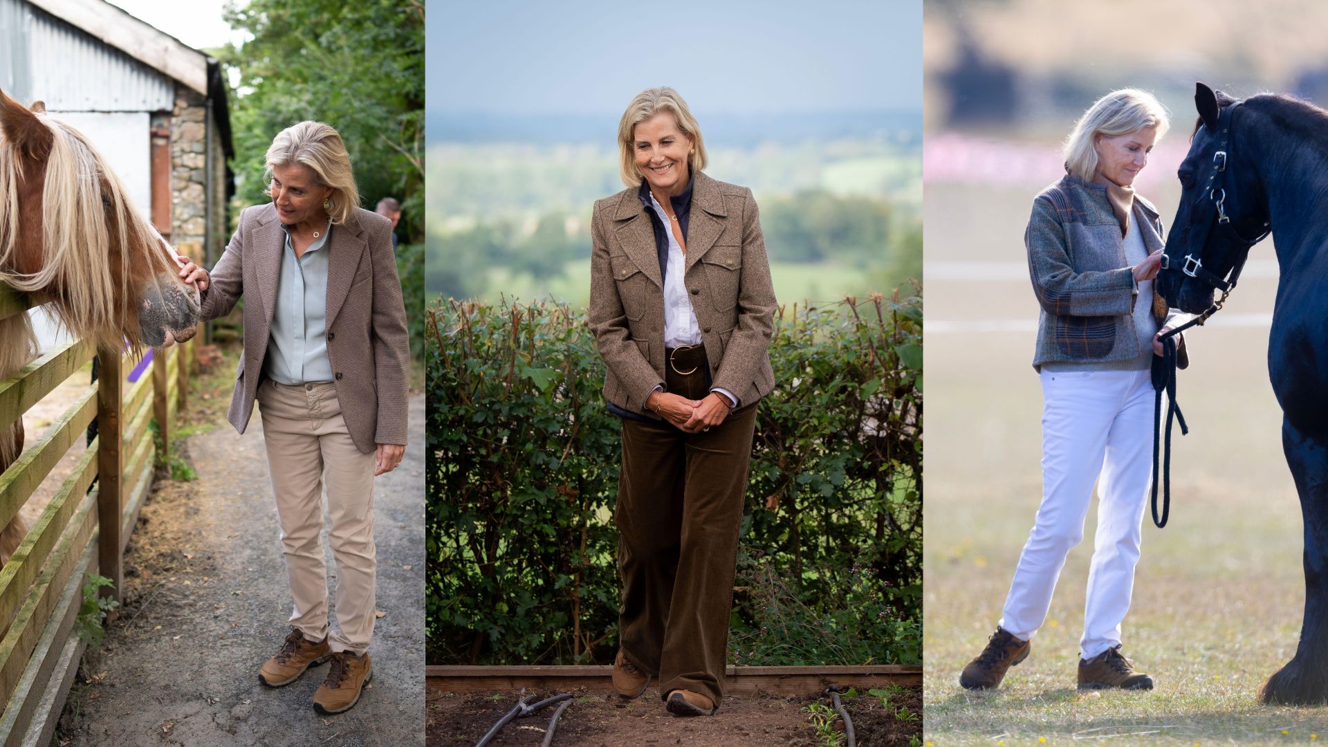 The Duchess of Edinburgh wearing the Meindl Philadelphia Lady GTX Walking Shoe