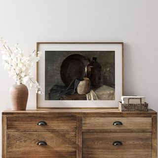 Vintage Rustic Farmhouse Still Life Wall Art