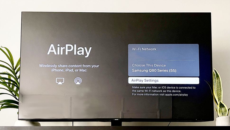 Here's how to AirPlay to a Samsung TV | Tom's Guide