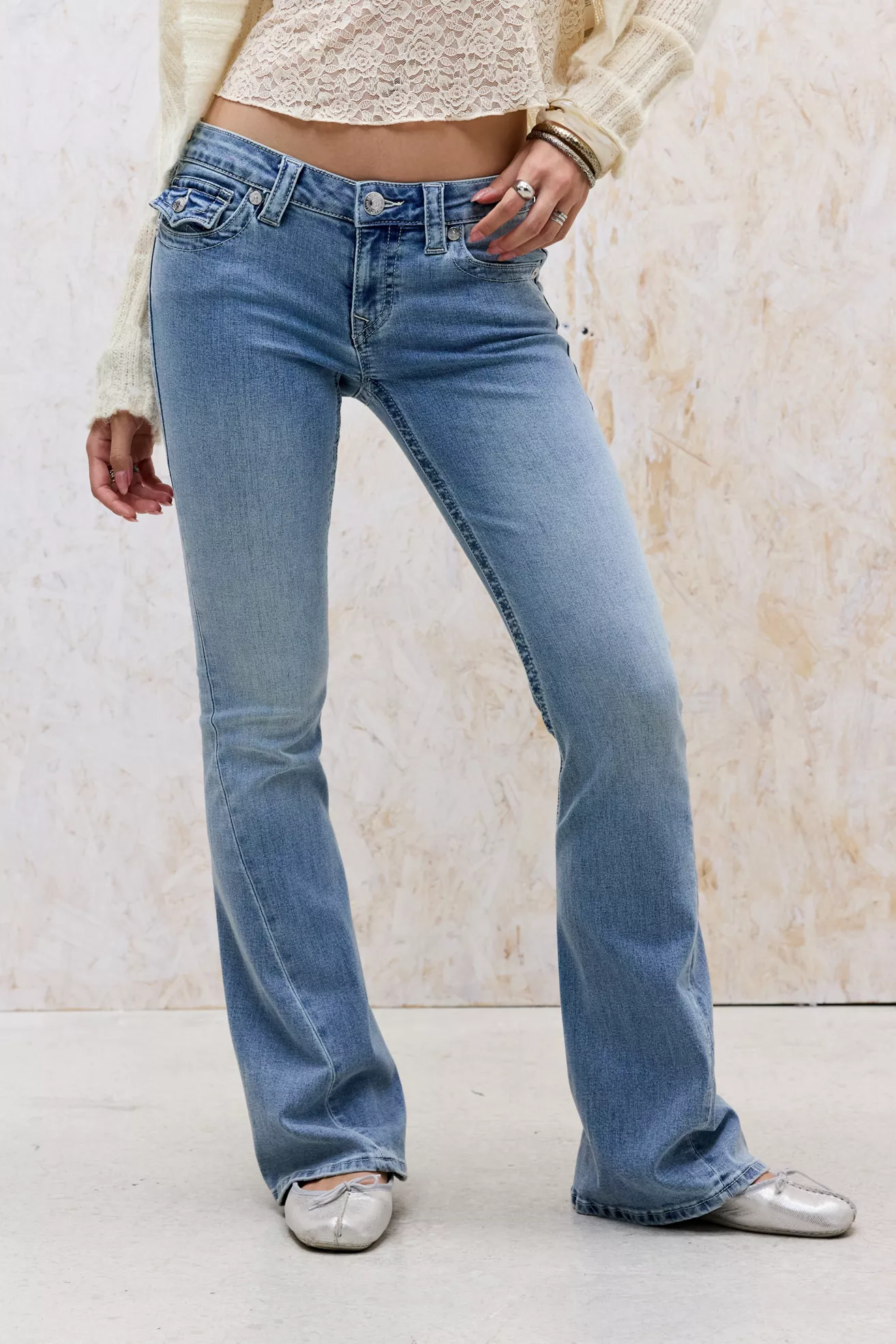 True Religion Blue Joey Flared Jeans