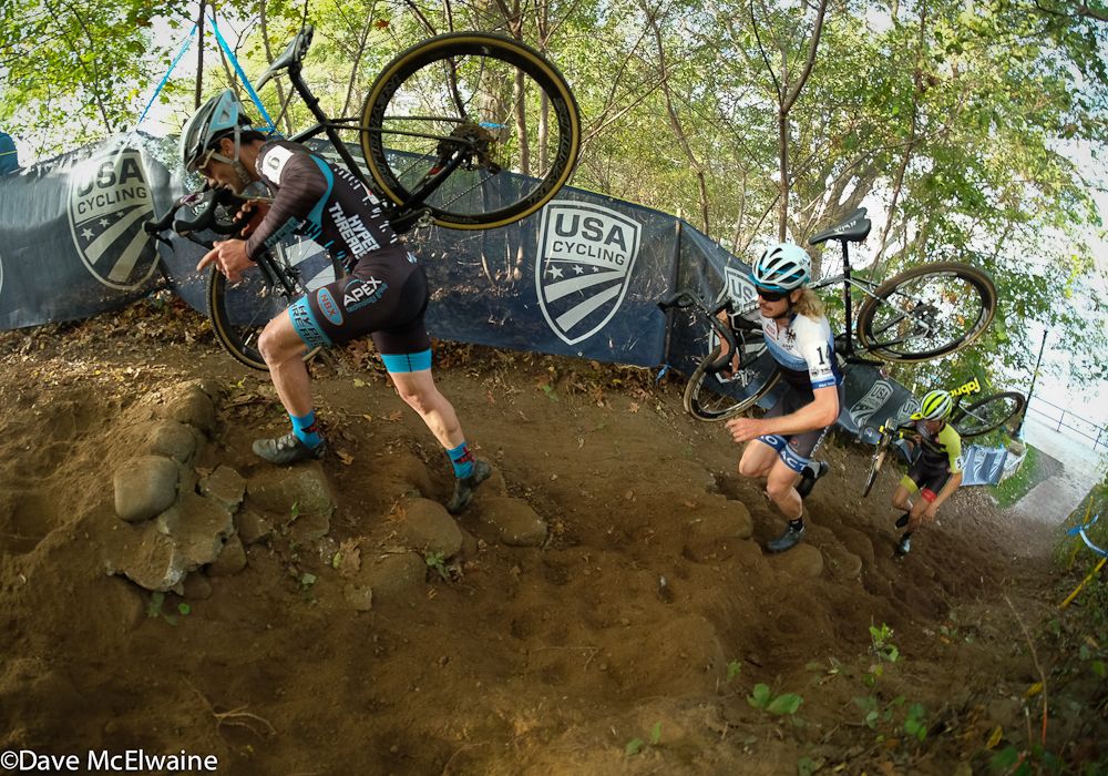 Justine Lindine (Apex/NBX/Hyperthreads) making his way up the most difficult run-up