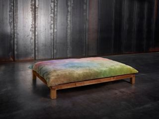 Jan Kath new furniture 'Daydreamer': a rainbow tie-dyed lounge