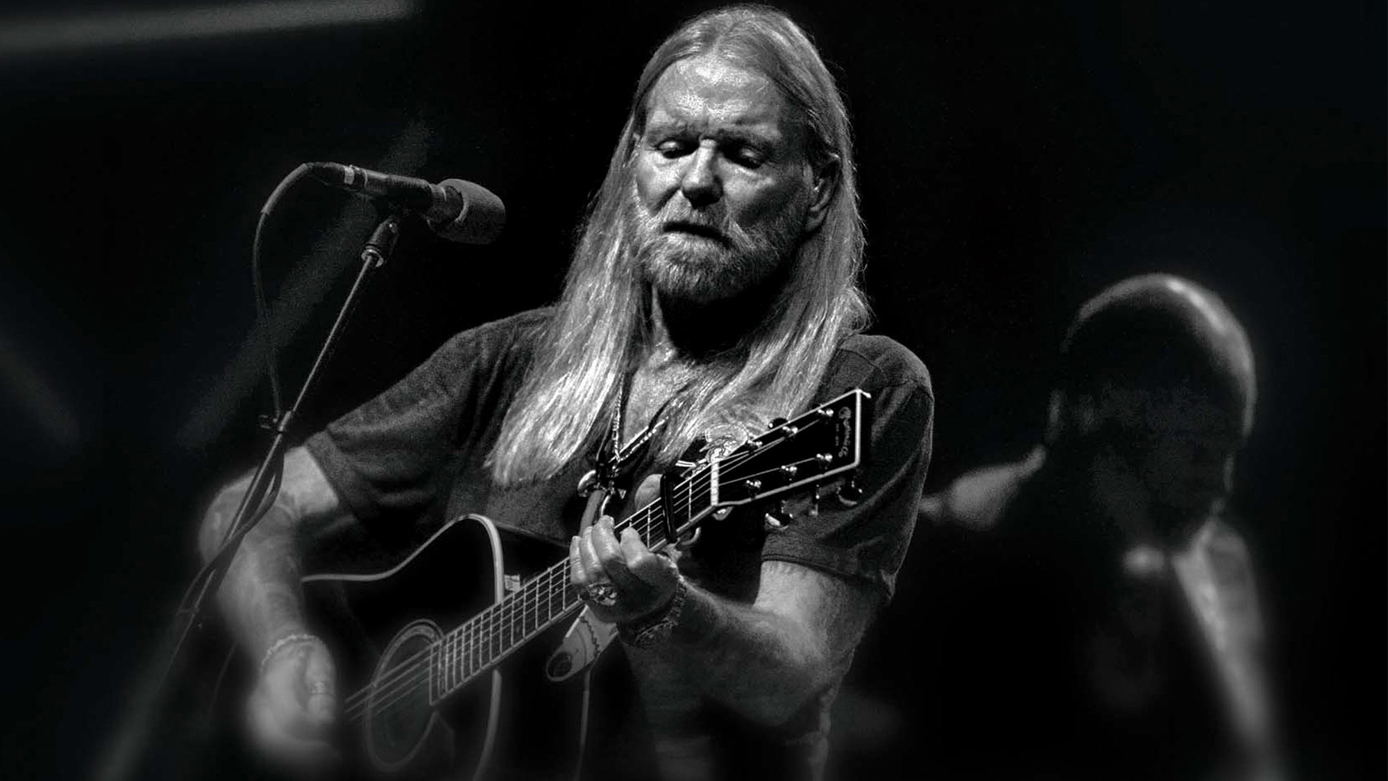 Gregg Allman performs at the King Biscuit Blues Festival on October 12, 2013 in Helena, Arkansas.