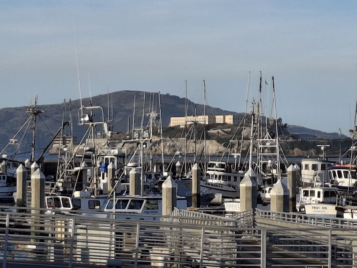 Alcatraz Island shot at 4x zoom by Galaxy A35