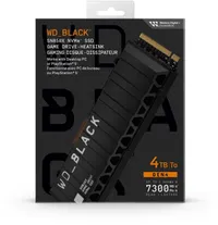 WD_Black 4TB SN850X NVMe Internal Gaming Solid State Drive with Heatsink