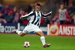 Fabio Cannavaro in action for Juventus against Bayern Munich in the Champions League in November 2004.