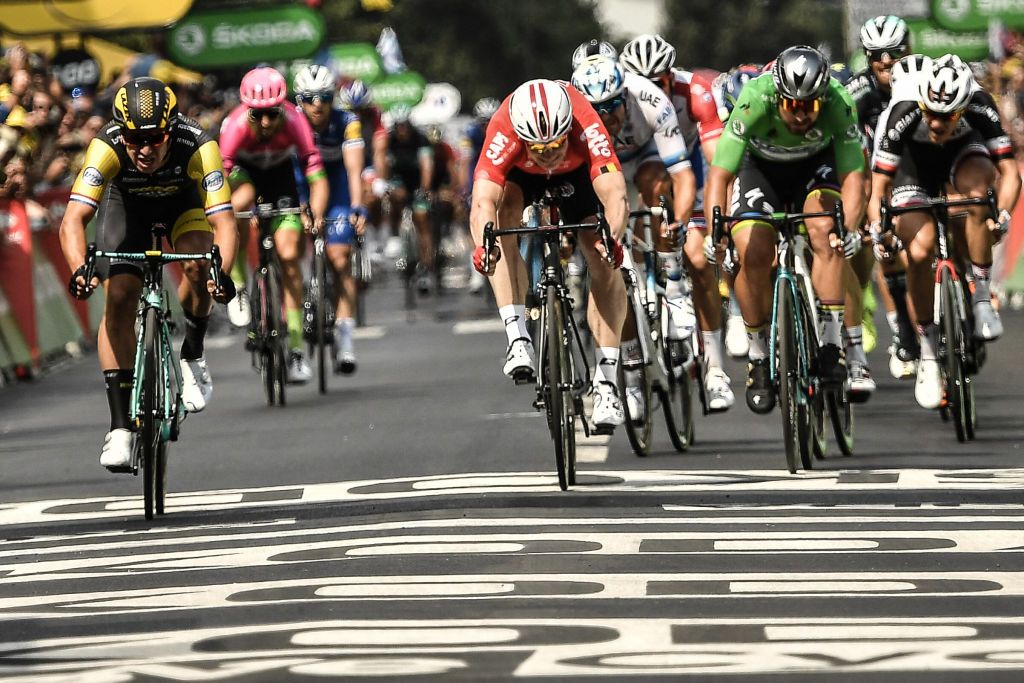Andre Greipel (Lotto Soudal) was beaten to the line