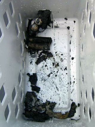 Not much left of the battery