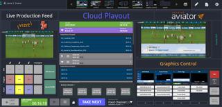 UI of Imagine and Vizrt integration of public cloud solutions