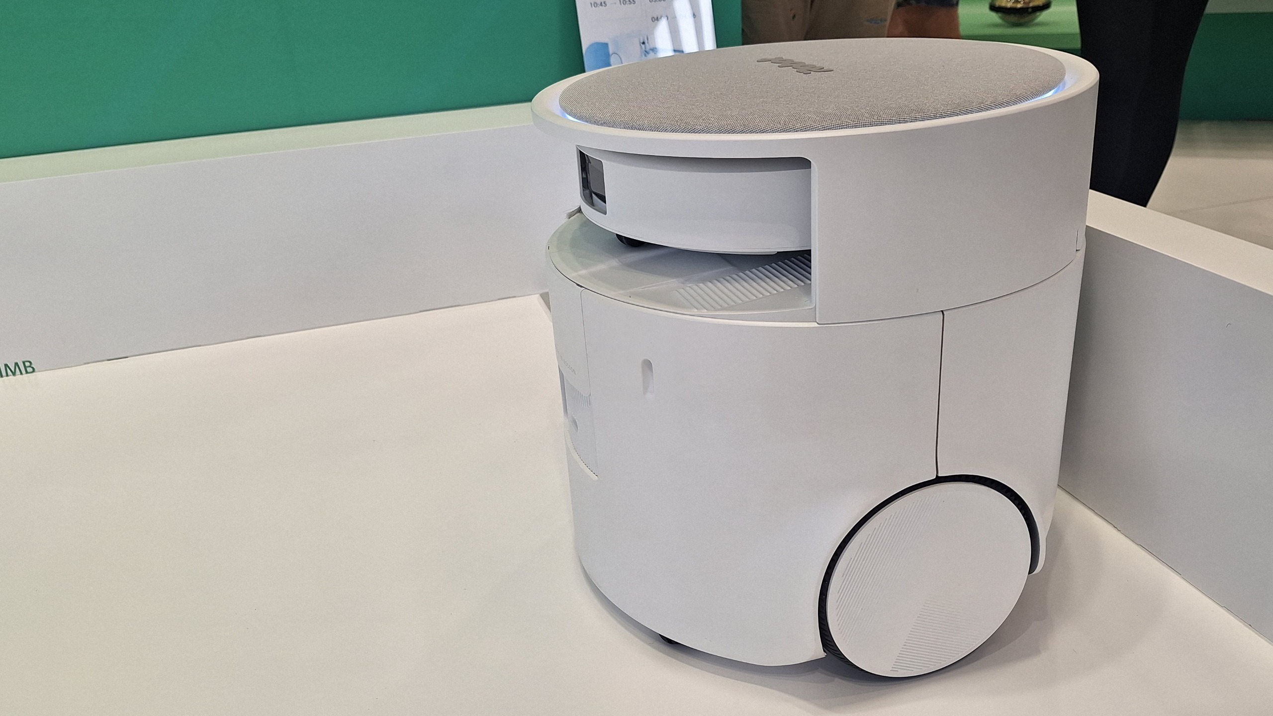 iRobot Roomba Duo robot vacuum being demoed at IFA