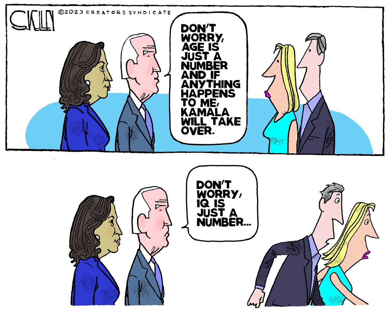 Political cartoon 