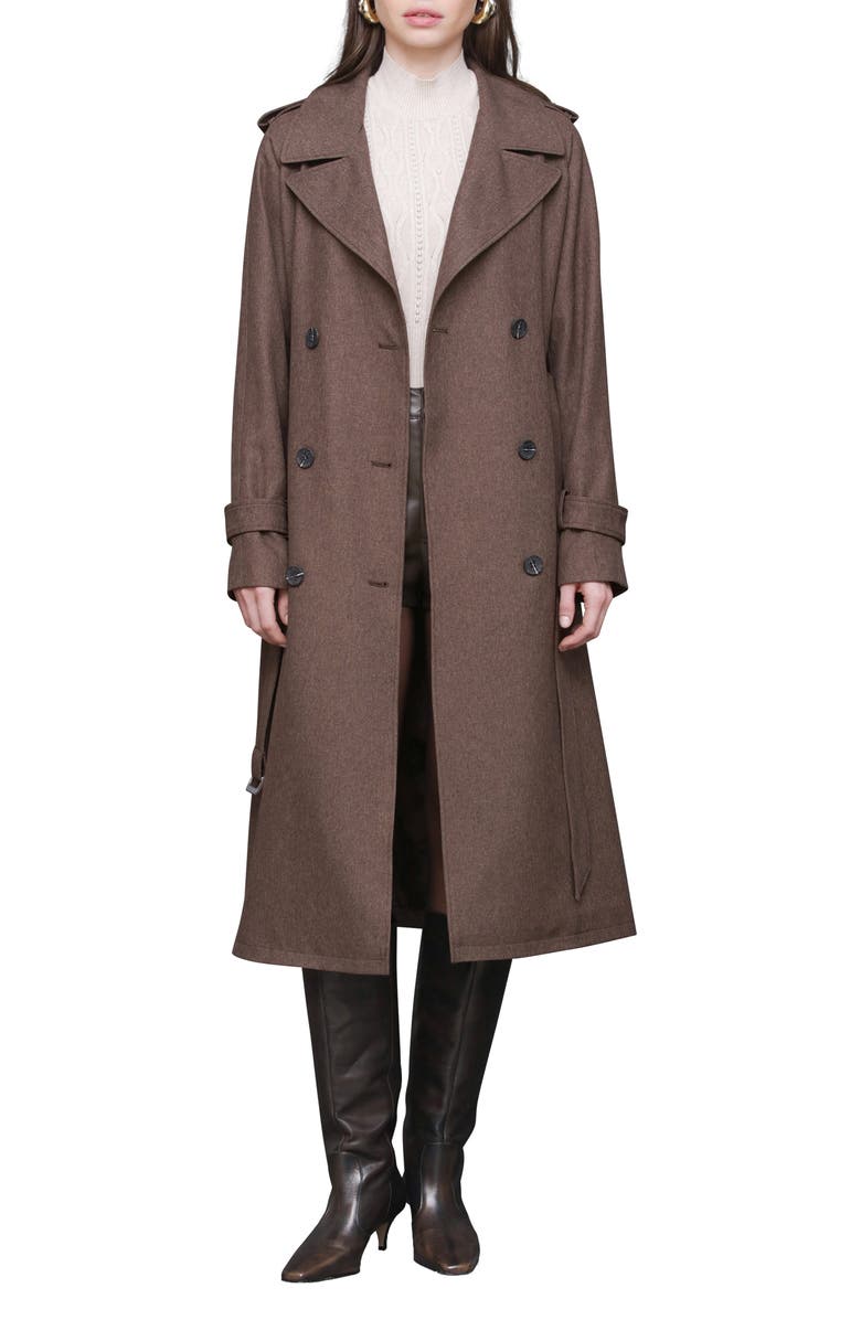 Slouchy Double Breasted Trench Coat