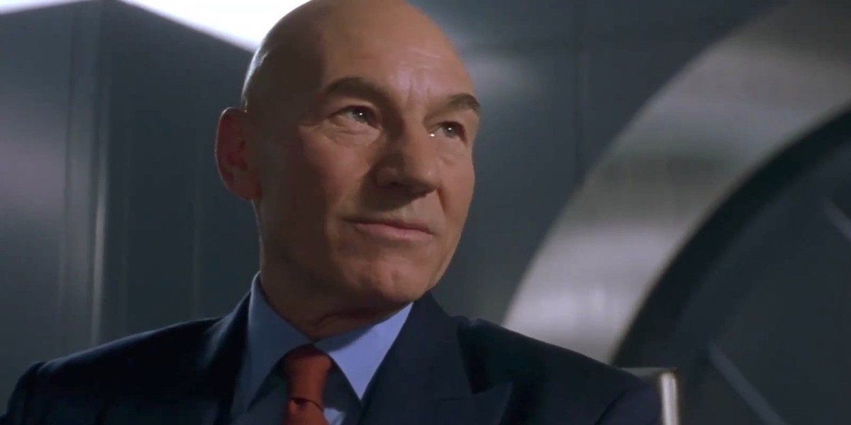 Patrick Stewart as Professor X in X-Men