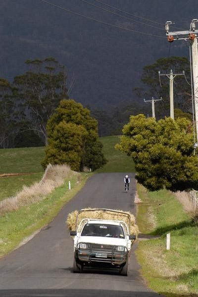 A rural training scene in Northern Tasmania.