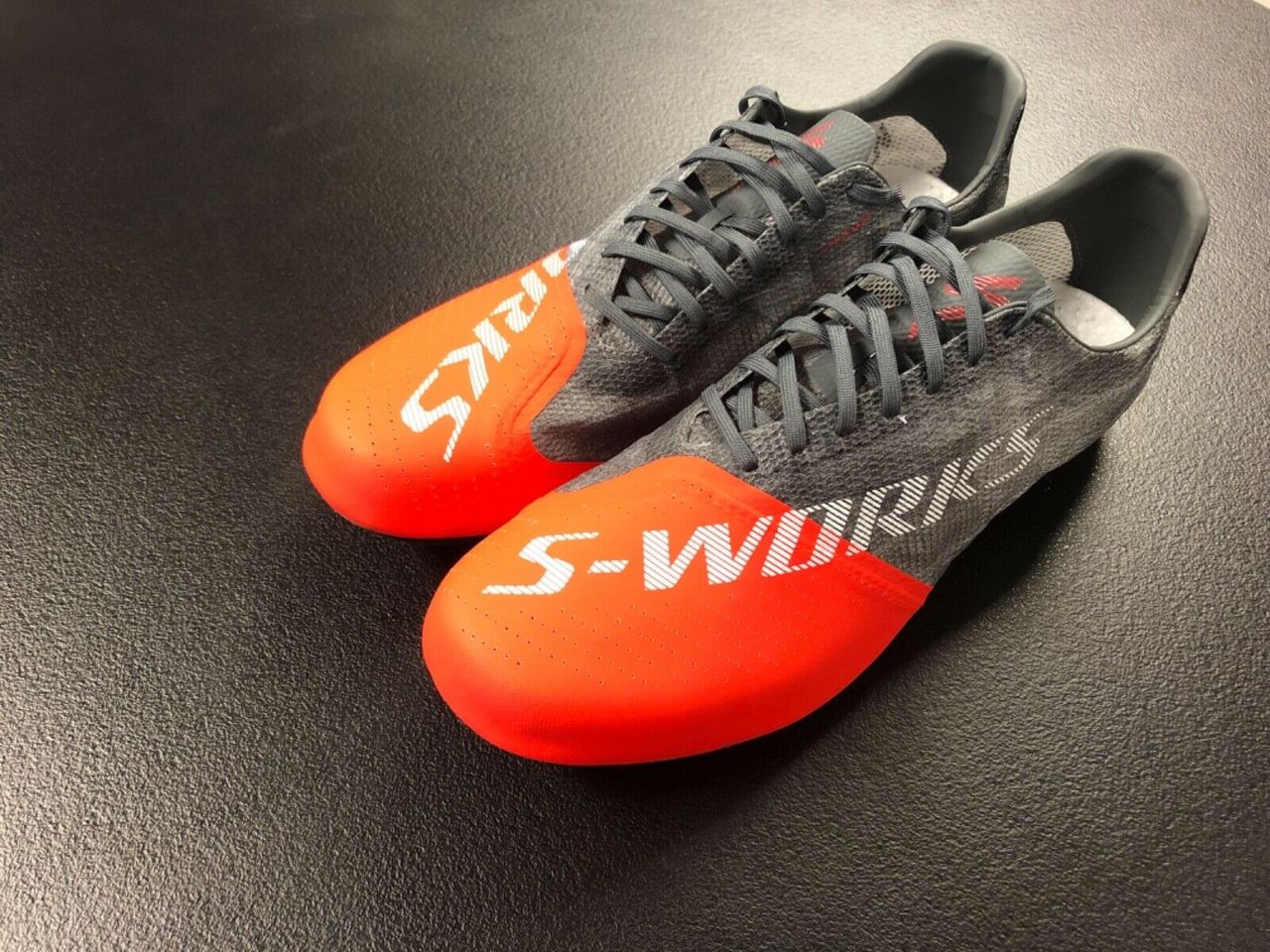 A pair of limited-edition Specialized S-Works EXOS 99 shoes on eBay