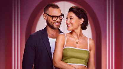 &#039;Love is Blind: UK&#039; hosts Matt and Emma Willis.