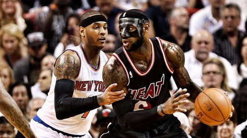 Mask-wearing LeBron James basically looks like a real-life superhero