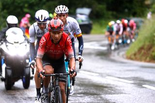 TIGNES FRANCE JULY 04 Nairo Quintana of Colombia and Team Arka Samsic during the 108th Tour de France 2021 Stage 9 a 1449km stage from Cluses to Tignes Monte de Tignes 2107m LeTour TDF2021 on July 04 2021 in Tignes France Photo by Chris GraythenGetty Images